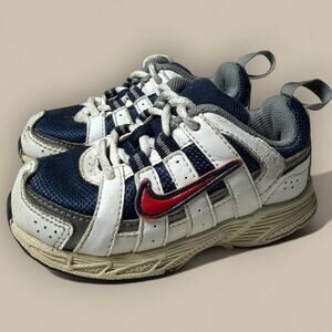 Y2K NIKE ADVANTAGE RUNNER Toddler Boys US 6c Athletic White Chunky Sneaker Shoes
